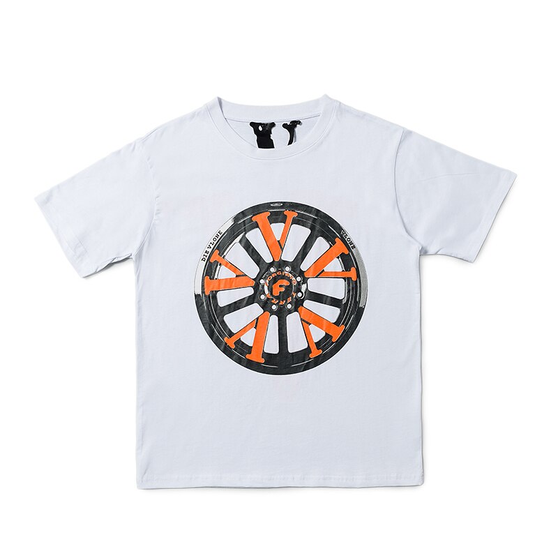Vlone Wheel hub Printed T shirt