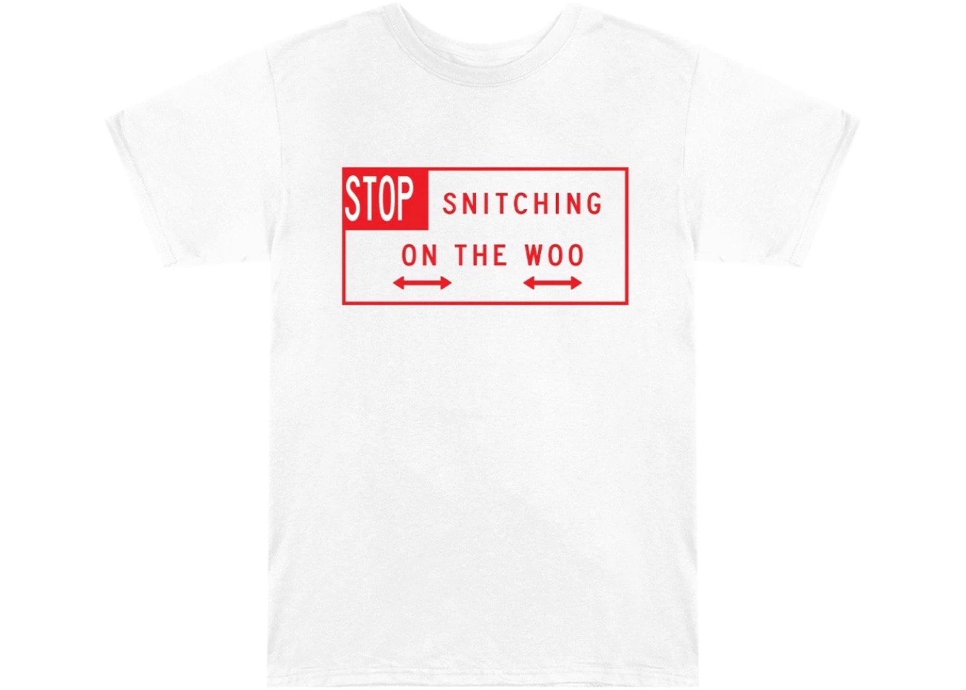 VLONE Pop Smoke Stop Snitching T-Shirt || Vlonehub