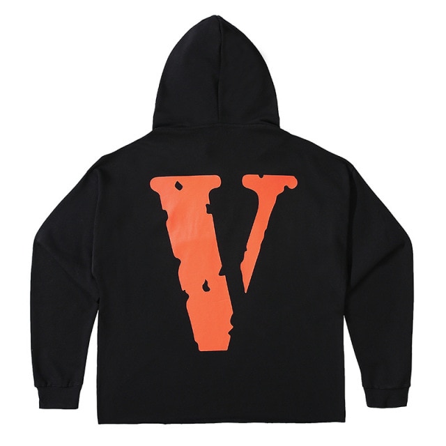 Man & Woman Vlone Hoodie White and Black - Vlone Hub