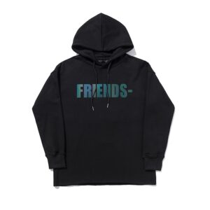 White Vlone Friends Hoodie - Vlone Hoodie - Image 4