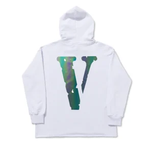 White Vlone Friends Hoodie - Vlone Hoodie - Image 3