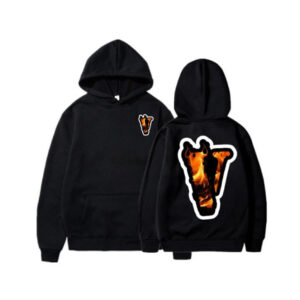 Fire V Vlone Unisex Hoodie - Image 3