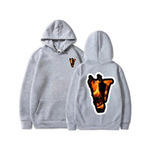 Fire V Vlone Unisex Hoodie - Image 2