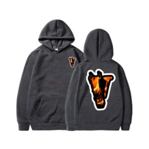 Fire V Vlone Unisex Hoodie - Image 9